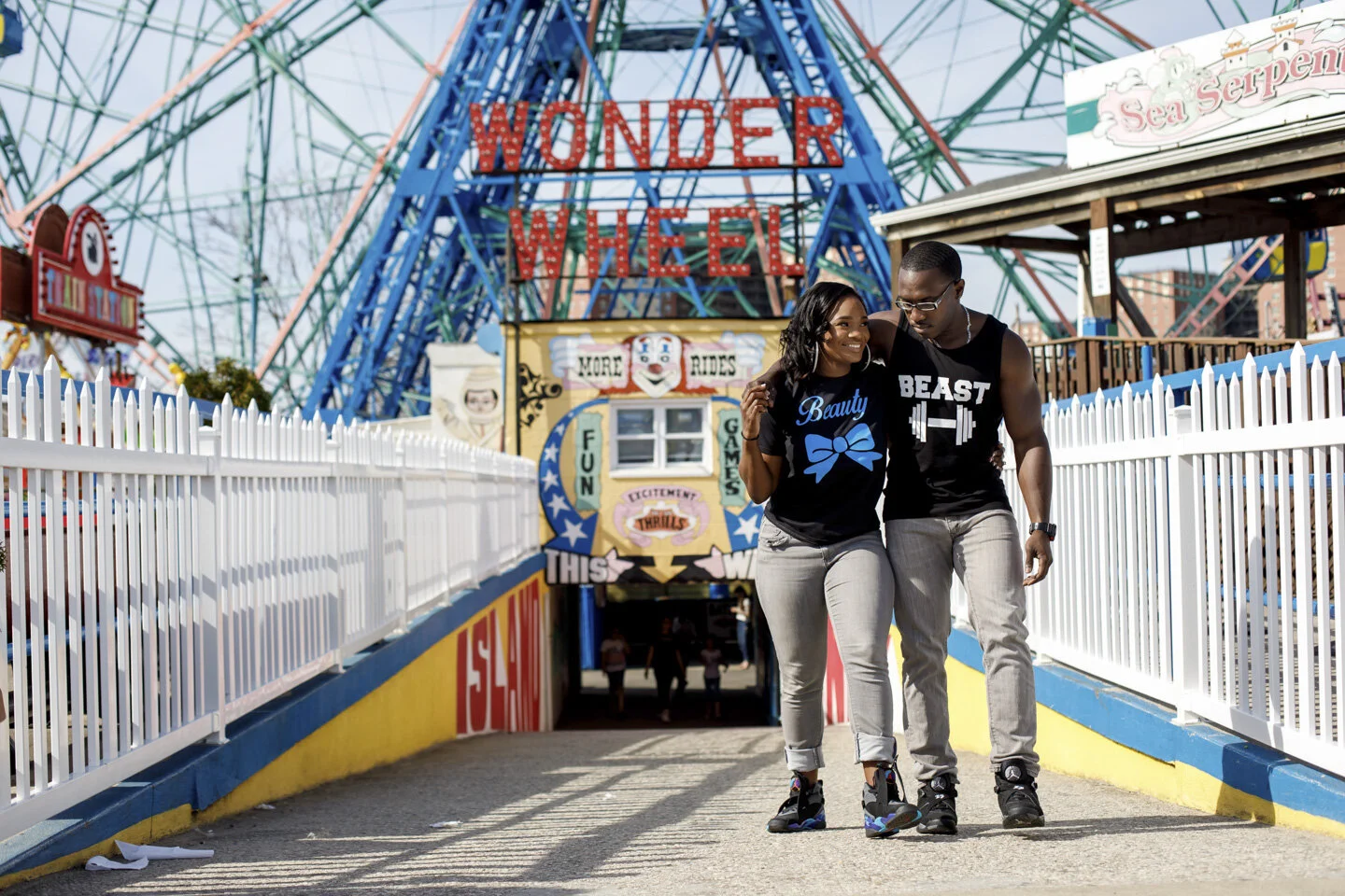 Coney Island Brooklyn Engagement Session  (Copy)