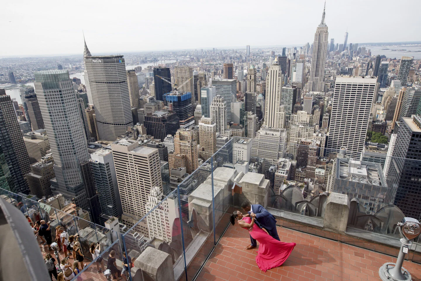 Top Of the Rock New York City Engagement Session  (Copy)