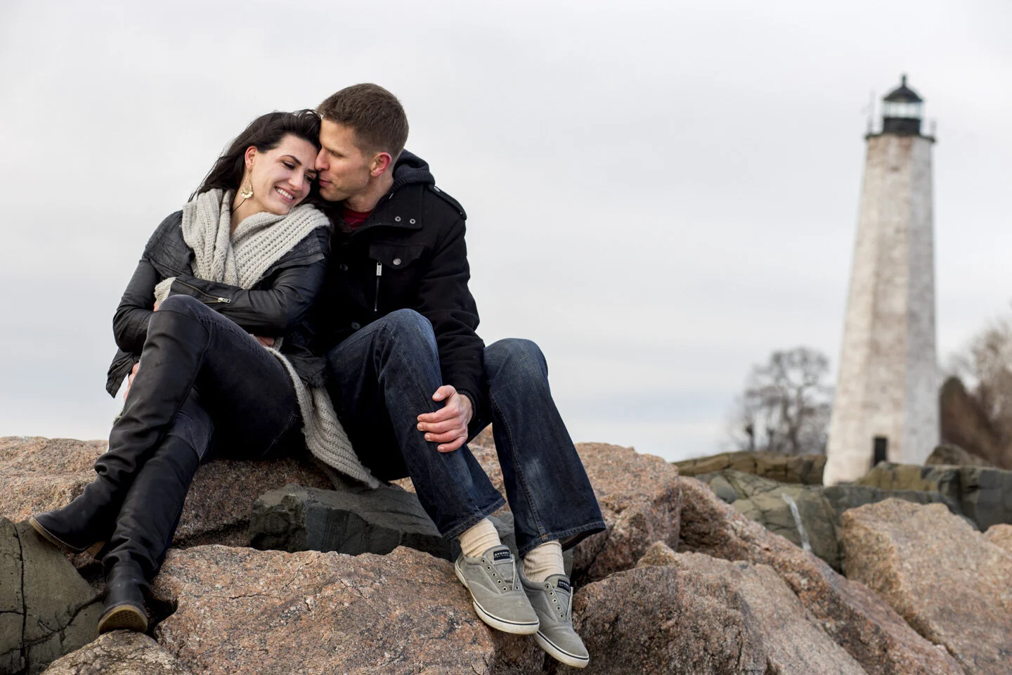 Connecticut Lighthouse Engagement Session  (Copy)
