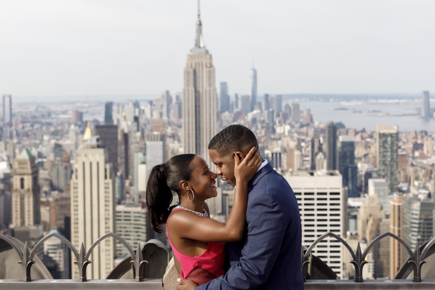 Top Of the Rock New York City Engagement Session  (Copy)