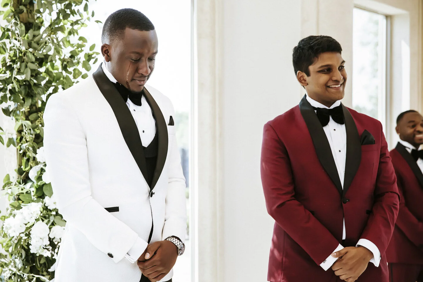 Grooms moment at Knotting Hill Place Wedding  (Copy)