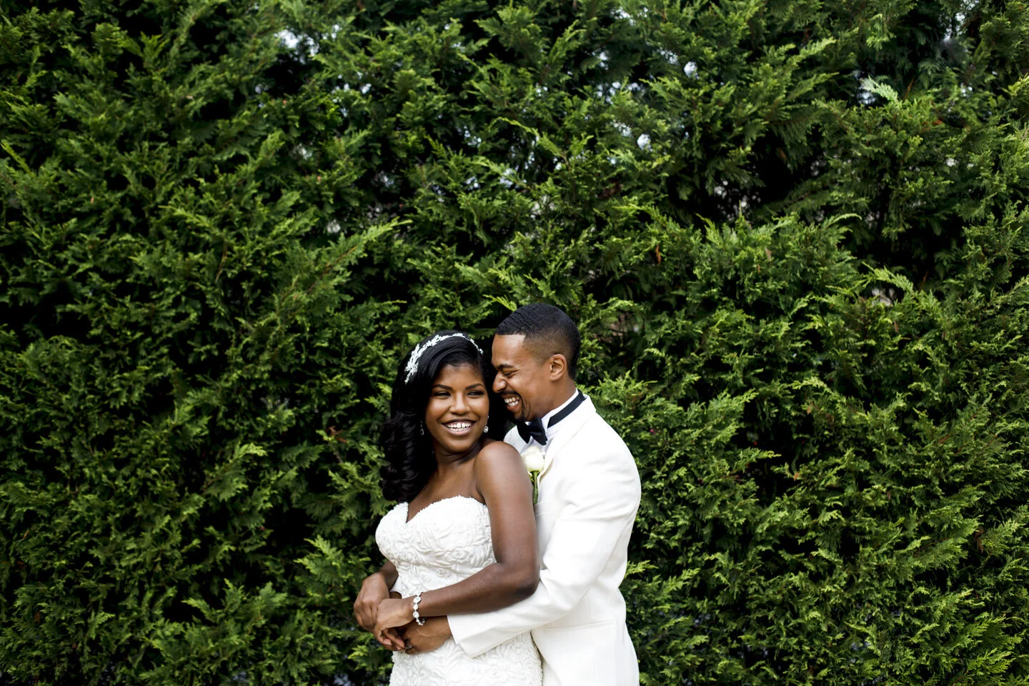 Bride and groom at Oheka Castle Wedding (Copy)