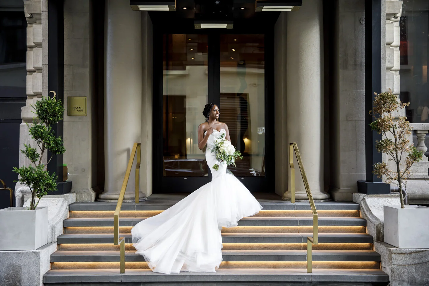 Bride portrait at Midtown Loft & Terrace Wedding (Copy)
