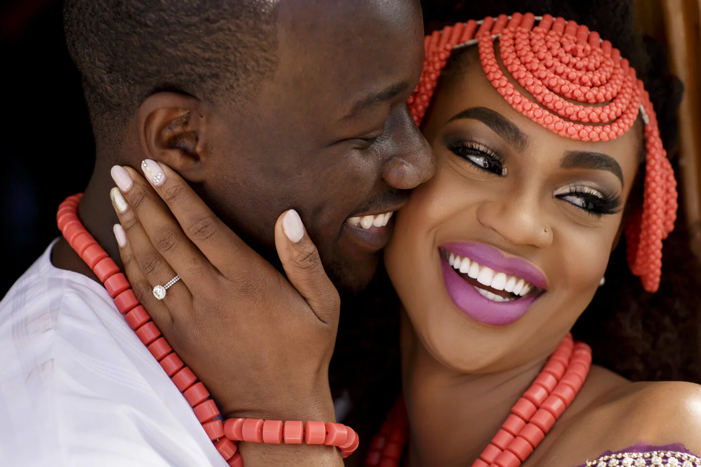 Igbo Bride and Groom Luxury Nigerian Wedding  (Copy)