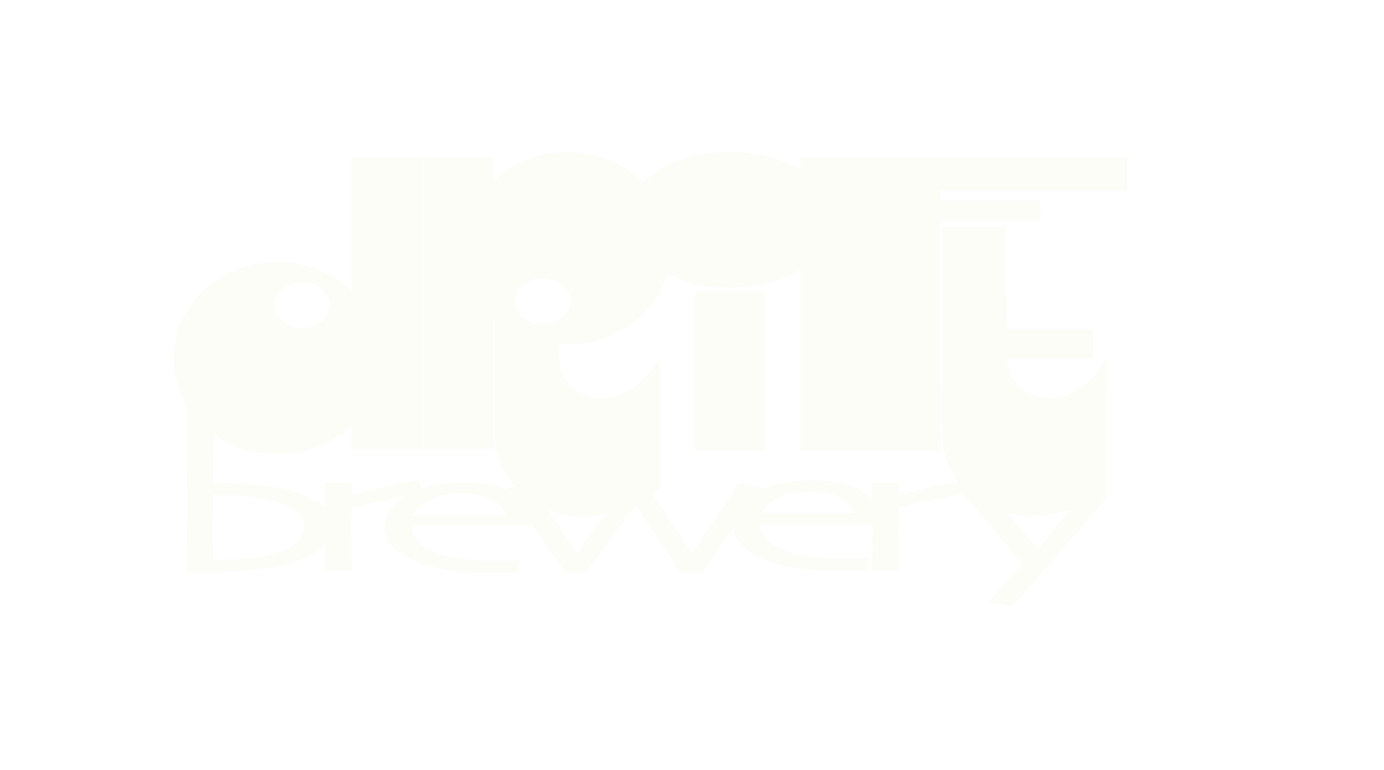 Final Drift Brewery logo in white on black, combining bold custom geometric lettering with a contrasting brewery wordmark.