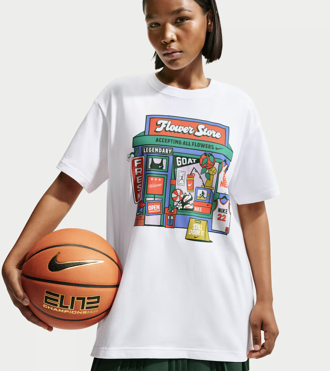Flower Shop graphic for W's Basketball