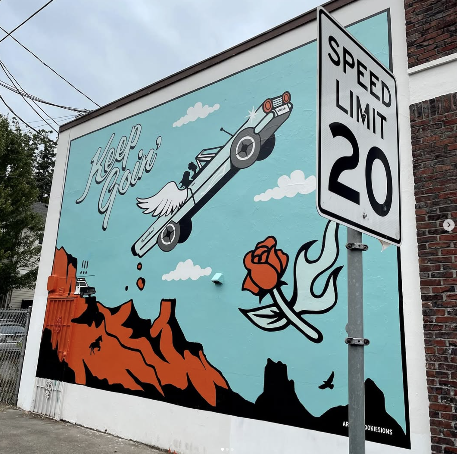 Mural for Strange Powers in PDX