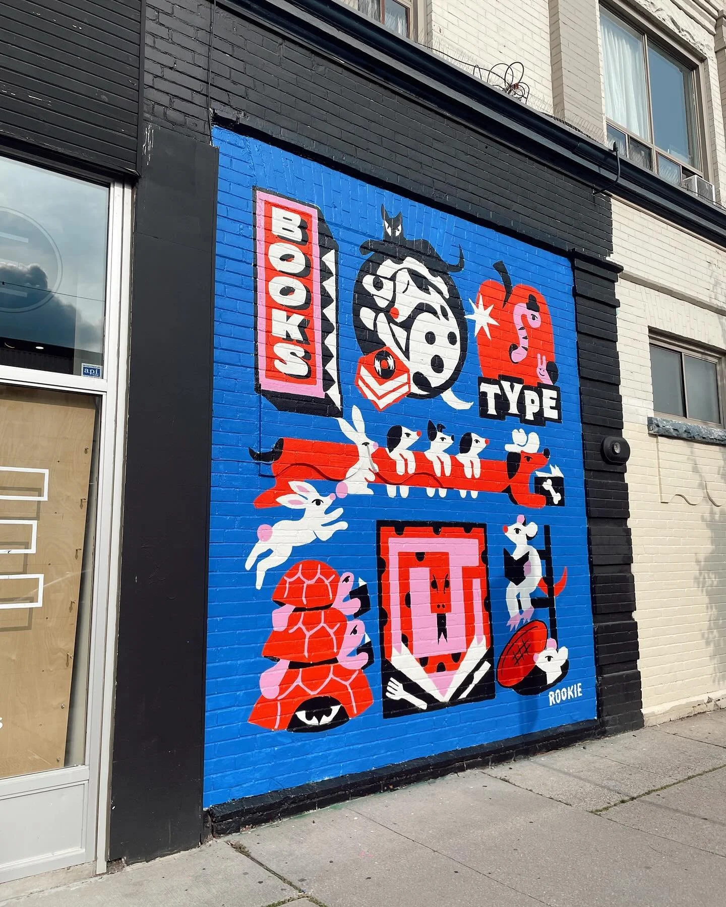 Mural for Type Books in Toronto