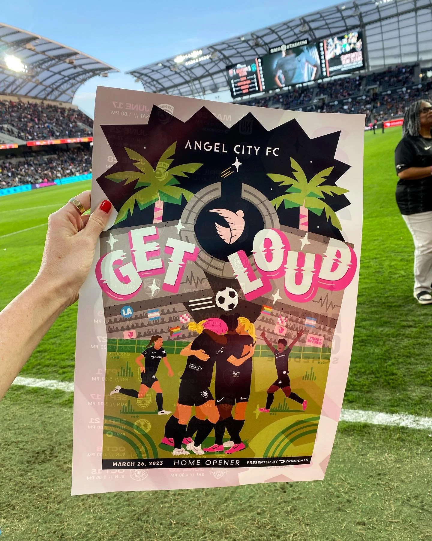 Game Day Poster for Angel City FC