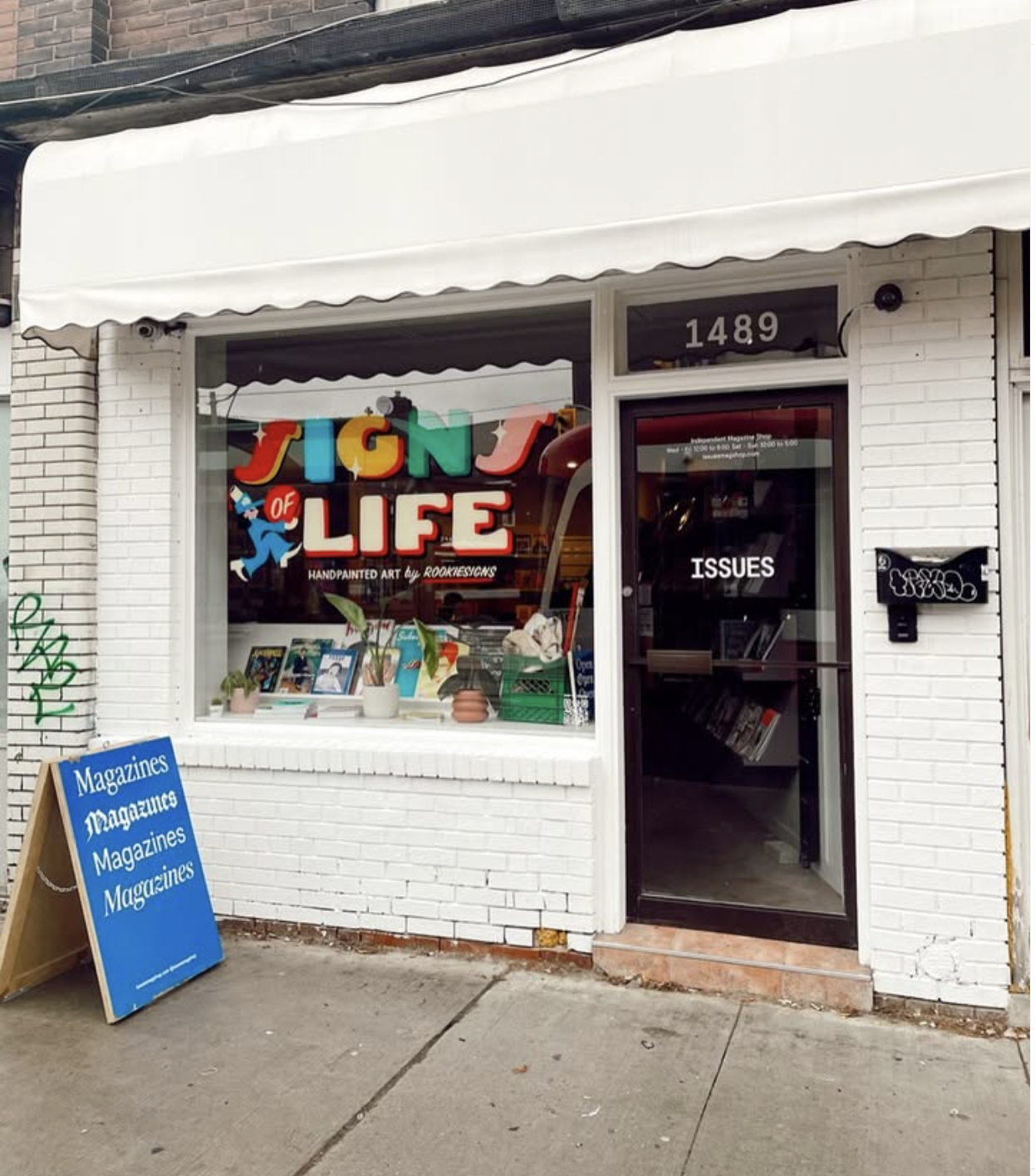 Signs of Life Art Show at Issues Magazine Shop in Toronto, Canada