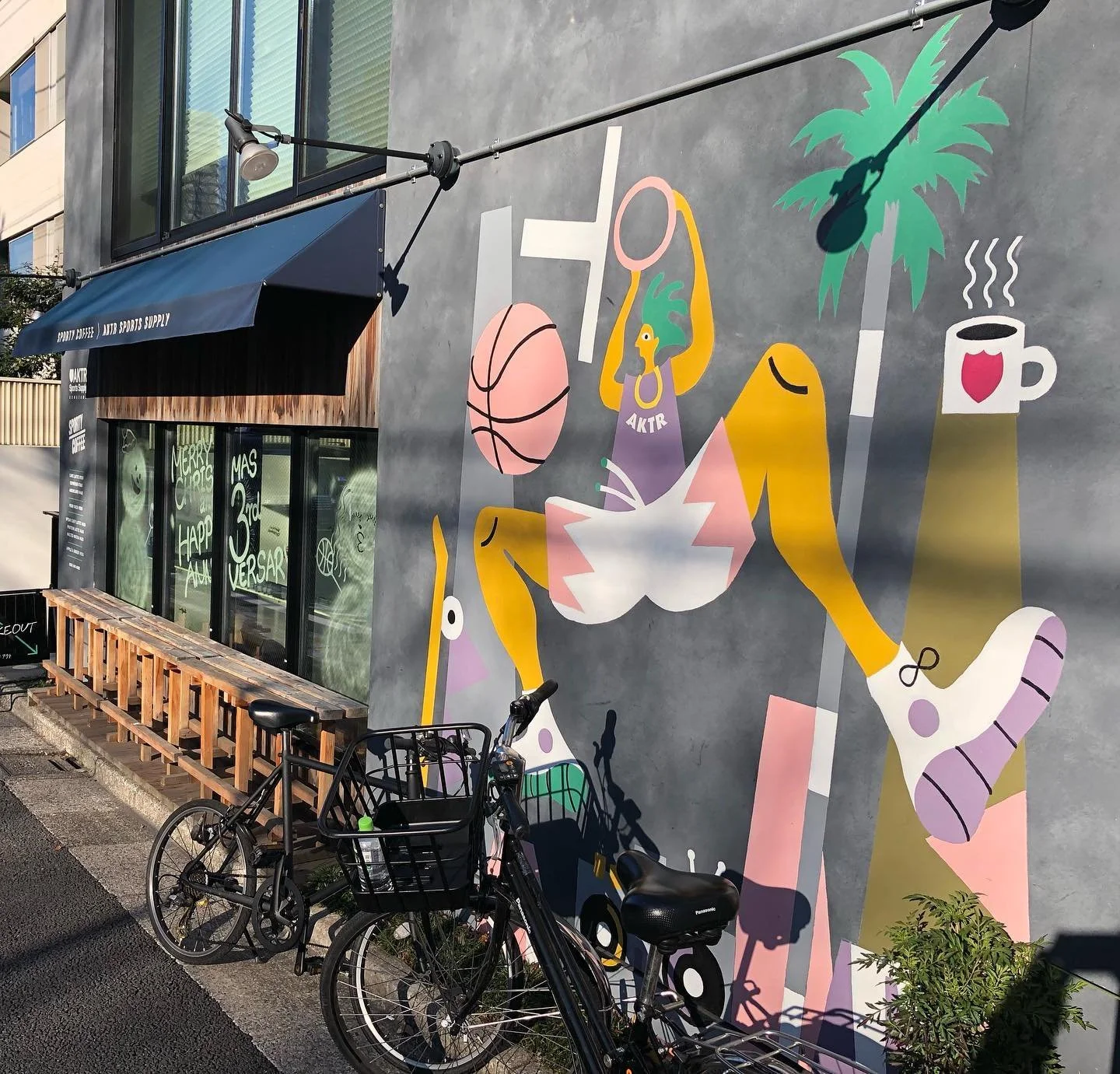 Mural for AKTR store in Japan