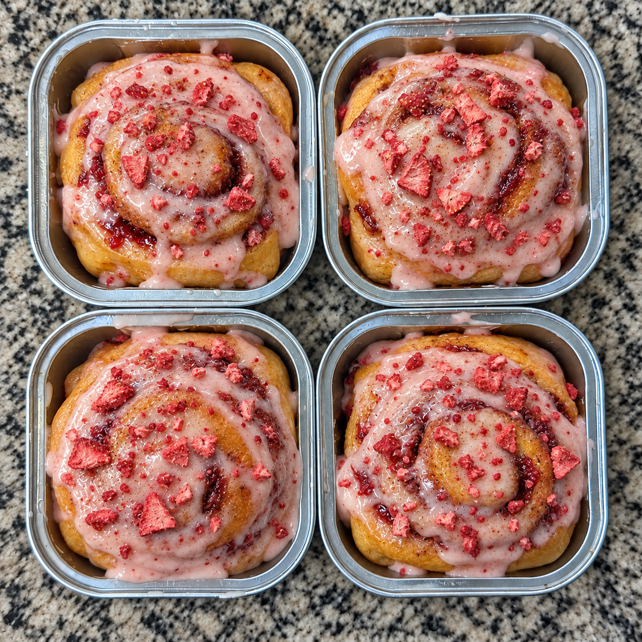 Lone Star Strawberry Cinnamon Roll