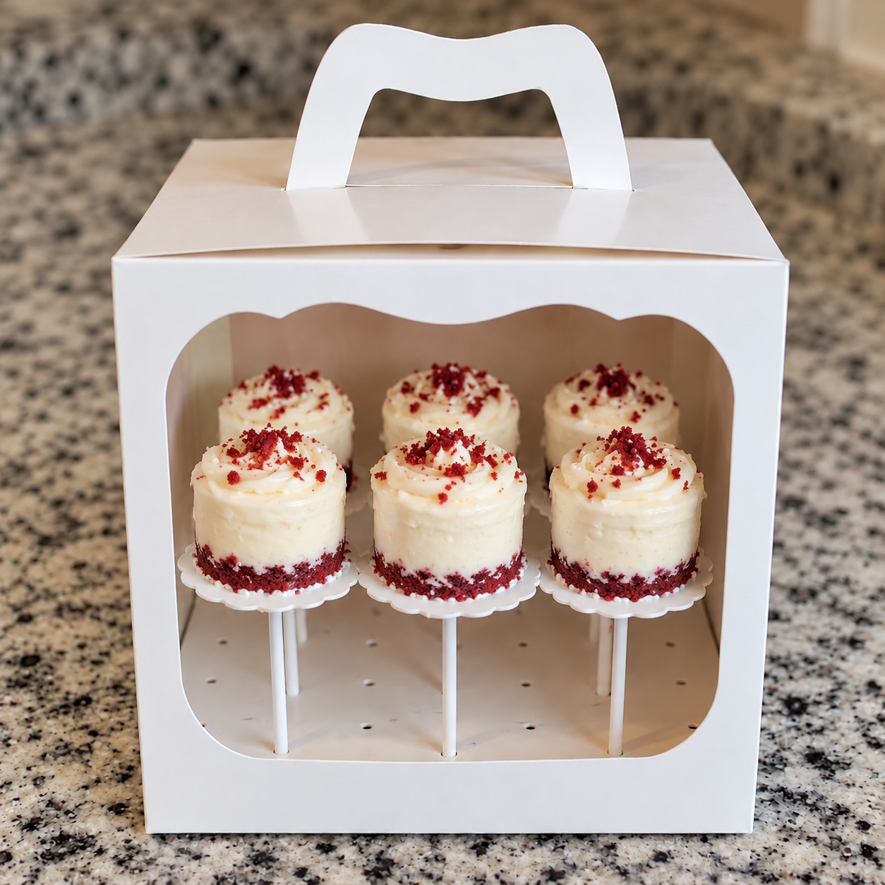 Red Velvet Rodeo Cake Pop