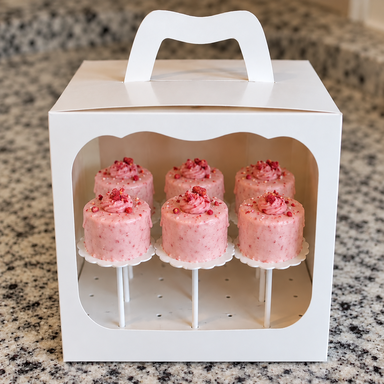 Lone Star Strawberry Cake Pop