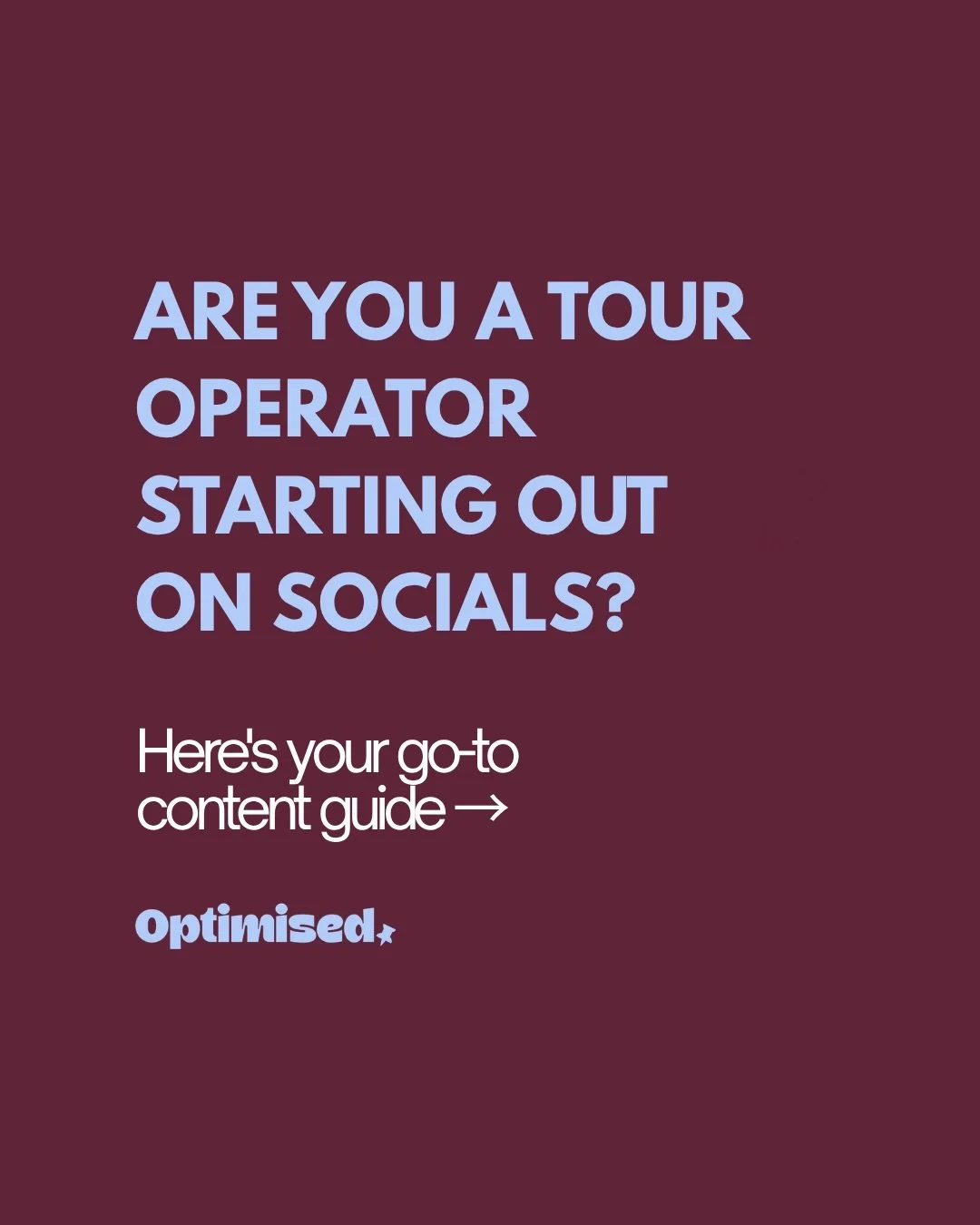 Starting social media for your tour? Don&rsquo;t overthink it.

Show the experience, introduce your team, share your guests and answer the questions you already get every day. Post those four things consistently and you&rsquo;re ahead of most operato