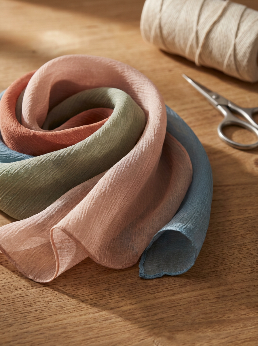Silk Chiffon Scarf