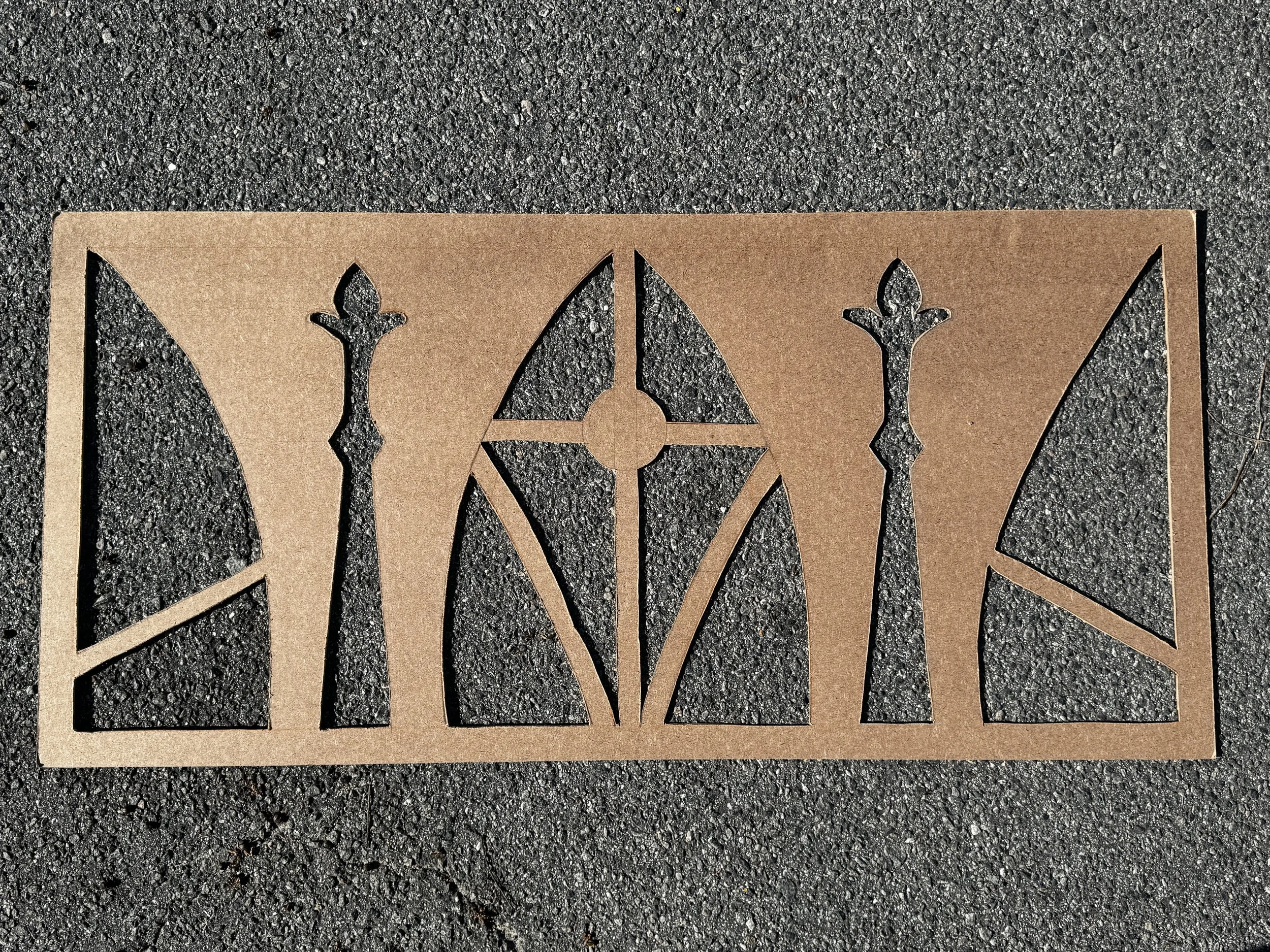 Fabrication on 4' x 1' 11" MDF