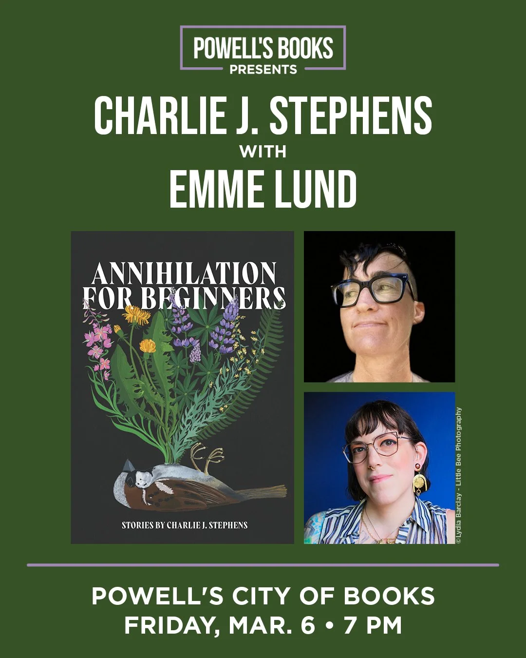 Annihilation for Beginners - Reading, Conversation, &amp; Book Launch Event
