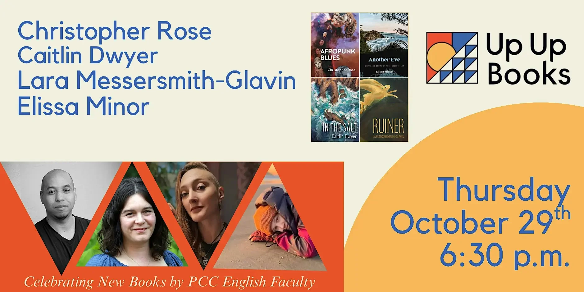 Four Books, One Night: A Reading & Celebration