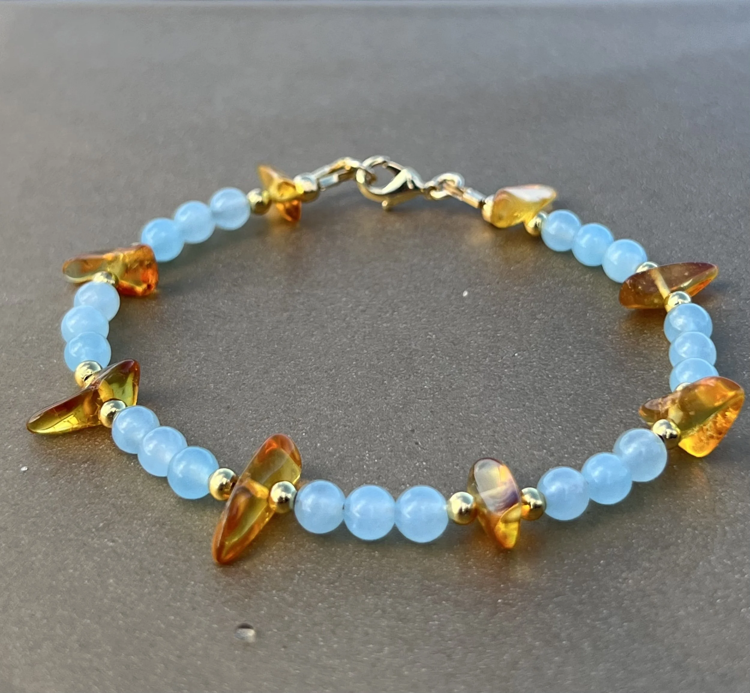 Etheric Amber Bracelet