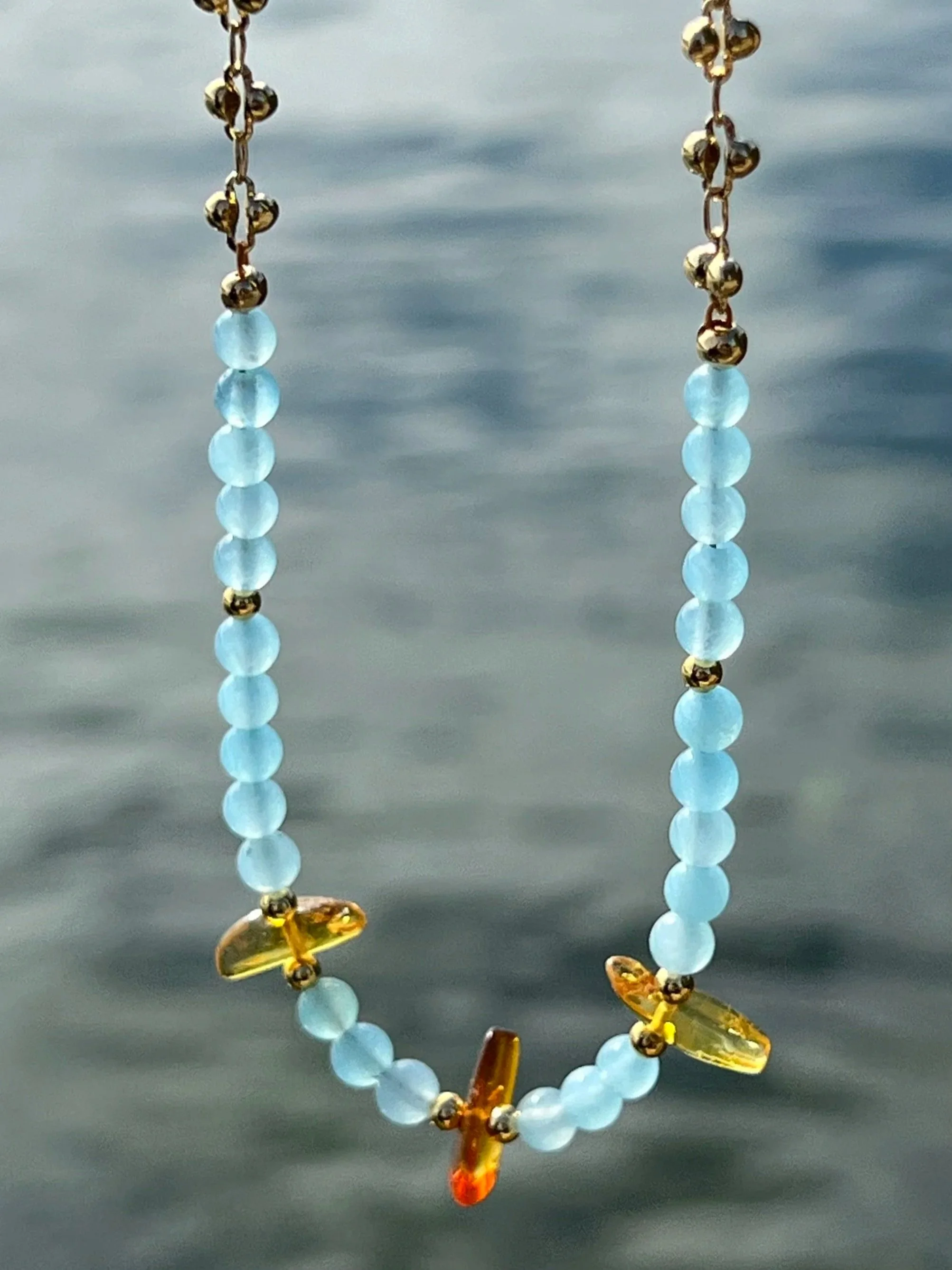 Etheric Amber Necklace