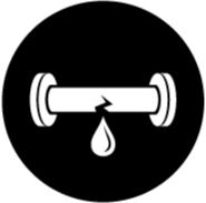 Serrure de robinet avec goutte d'eau
