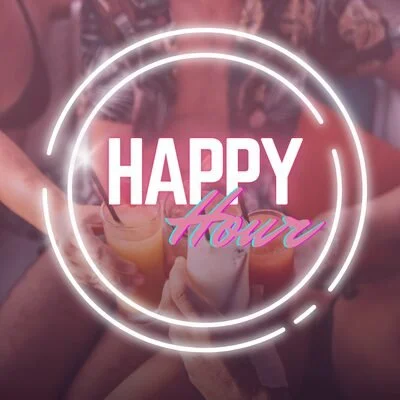 Todos los días, Happy Hour de 5 a 6 PM