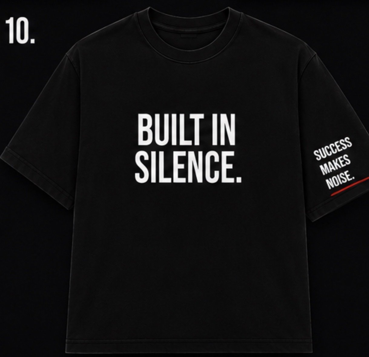 Built in Silence Statement Tee