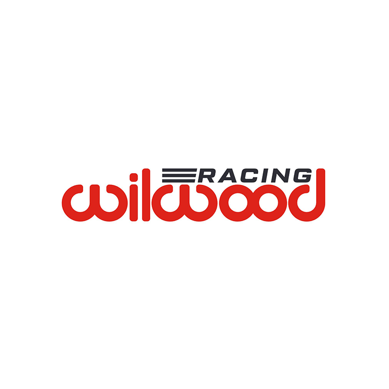 Wilwood Racing logo in red and black on a white background