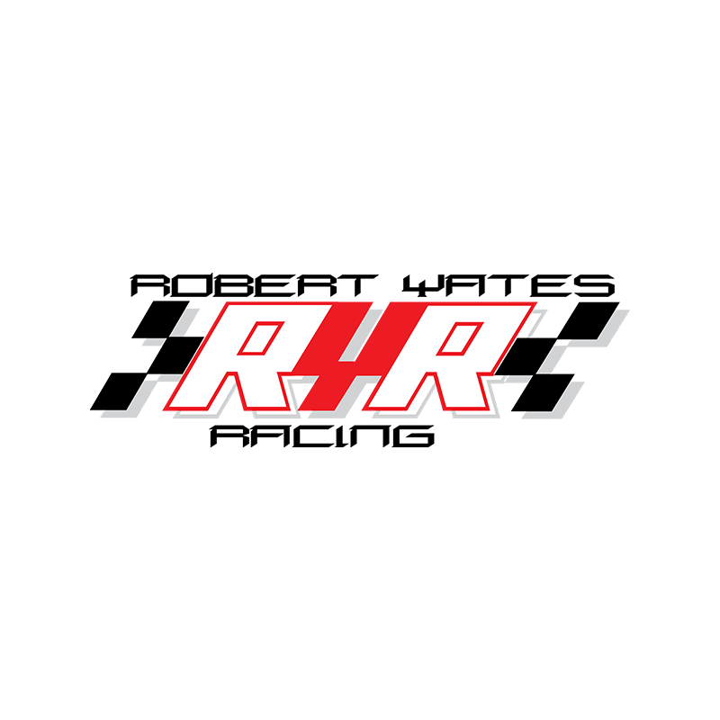 Robert Yates Racing logo with stylized black, white, and red racing graphics