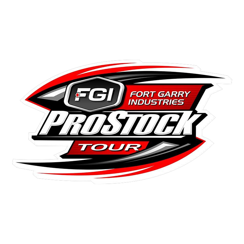 Fort Garry Industries Pro Stock Tour logo in red, black, white, and gray