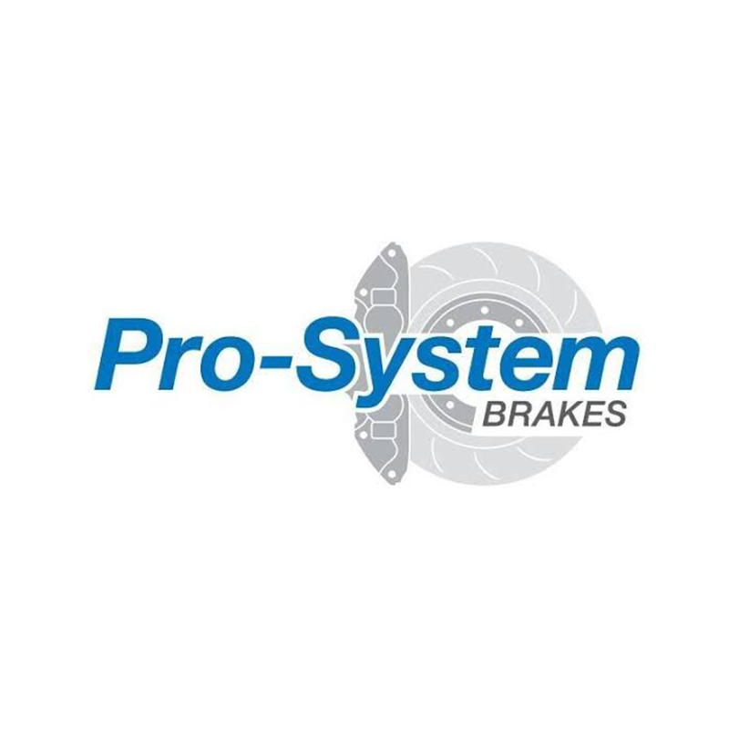Pro-System Brakes logo with a gray brake rotor and caliper graphic