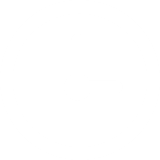 White clock icon showing three o'clock inside a circular outline