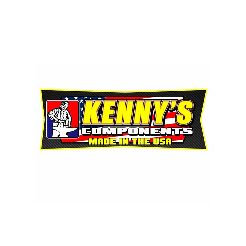 Kenny's Components logo with an illustrated mechanic and the text "Made in the USA"