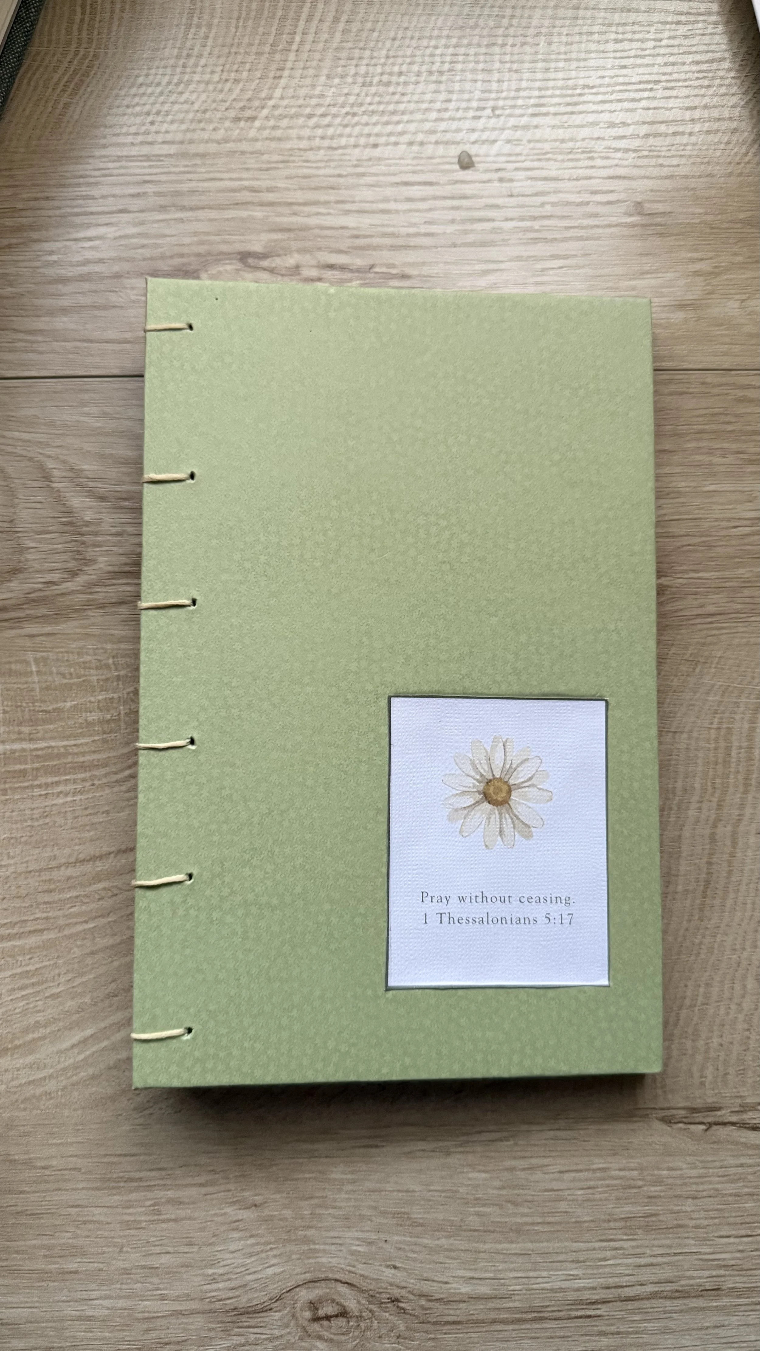 Pray Without Ceasing Coptic Stitch Journal