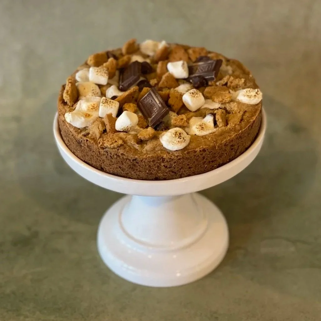 Gluten Free S’mores Cookie Cake from Bergen County Bakery Crumbs In Common Baking Co.