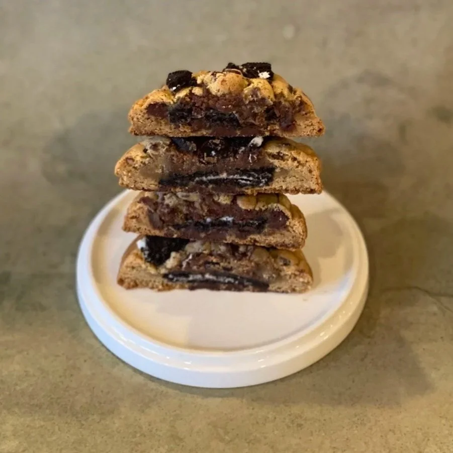Gluten Free Oreo Stuffed Cookie from Bergen County Bakery Crumbs In Common Baking Co.