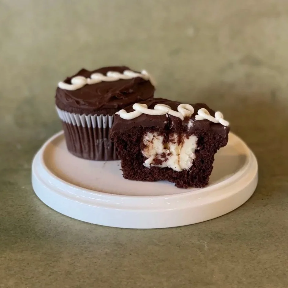 Gluten Free Cream Filled Cupcakes from Bergen County Bakery Crumbs In Common Baking Co.