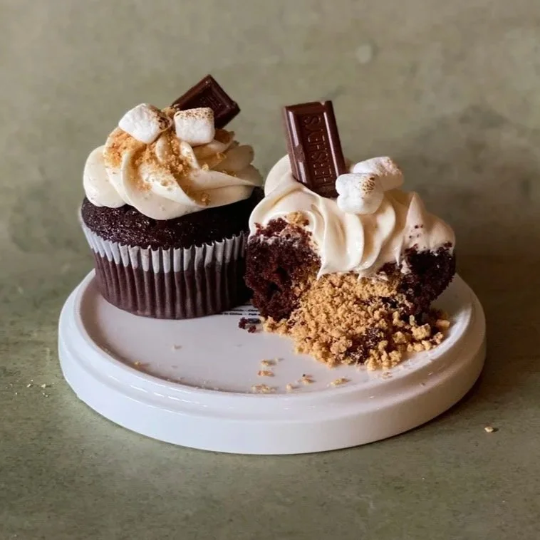 Gluten Free S’mores Cupcakes from Bergen County Bakery Crumbs In Common Baking Co.
