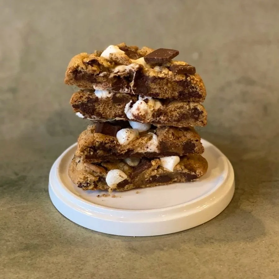 Gluten Free S’mores Stuffed Cookie from Bergen County Bakery Crumbs In Common Baking Co.