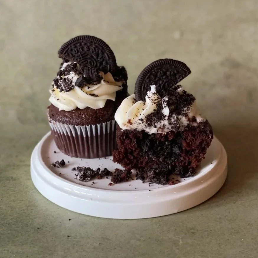 Gluten Free Oreo Cupcakes from Bergen County Bakery Crumbs In Common Baking Co.