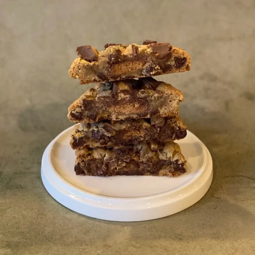 Gluten Free Peanut Butter Cup Stuffed Cookie from Bergen County Bakery Crumbs In Common Baking Co.