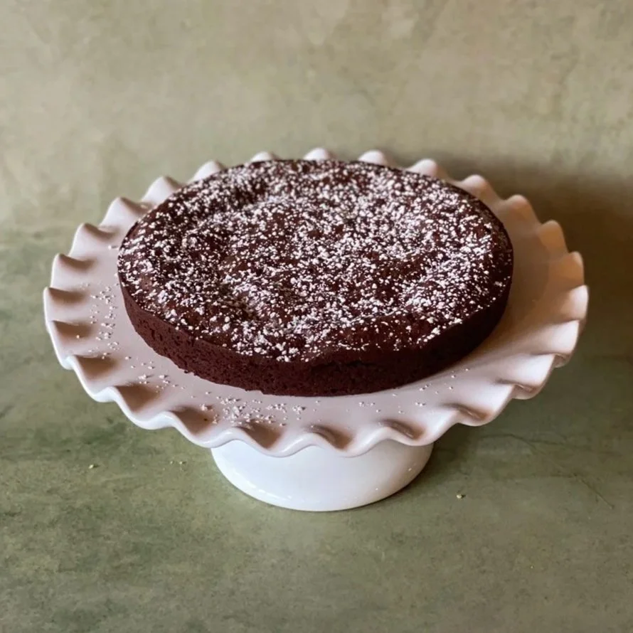 Gluten Free Flourless Chocolate Cake from Bergen County Bakery Crumbs In Common Baking Co.