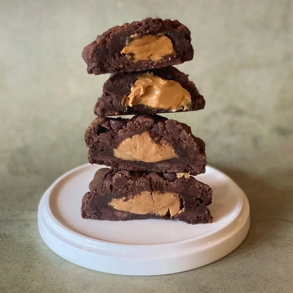 Gluten Free Chocolate Peanut Butter Stuffed Cookie from Bergen County Bakery Crumbs In Common Baking Co.