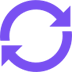 Circular arrow icon representing refresh or reload