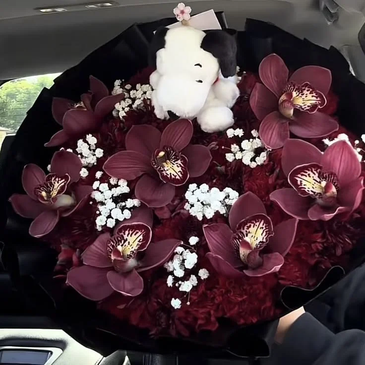 inspo, 50ct with orchids & snoopy