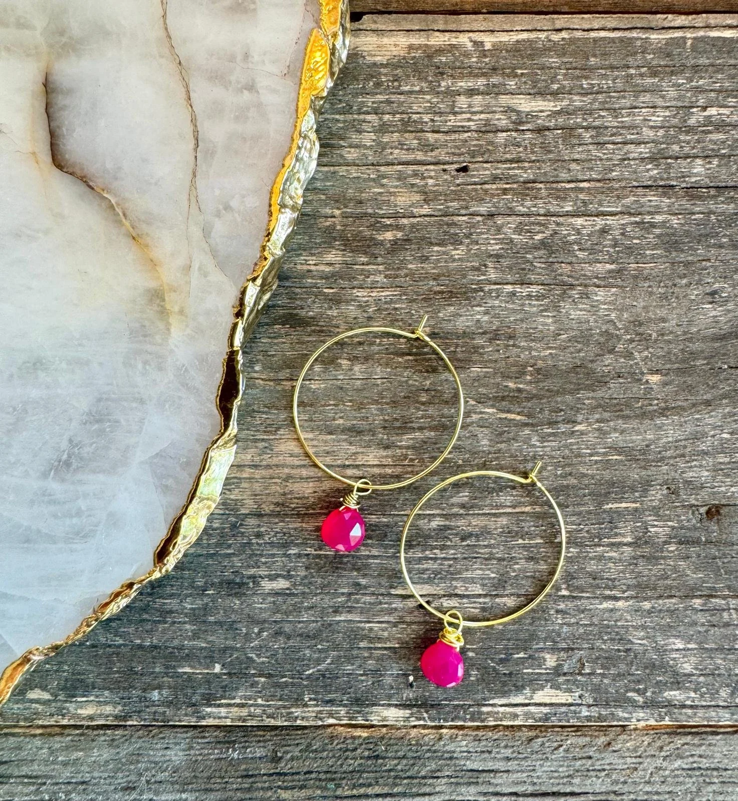 Pink Accent Beaded Bracelet Set