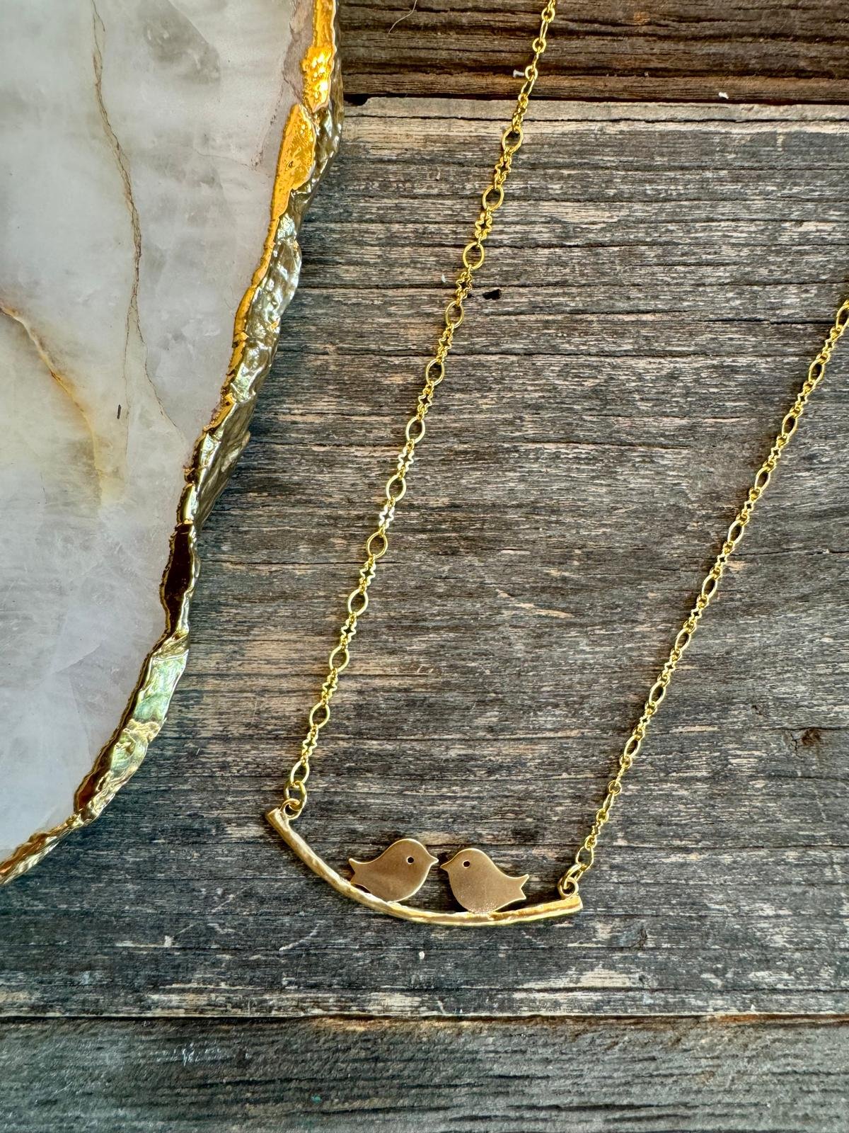 Gold-Tone Small Charm Necklace