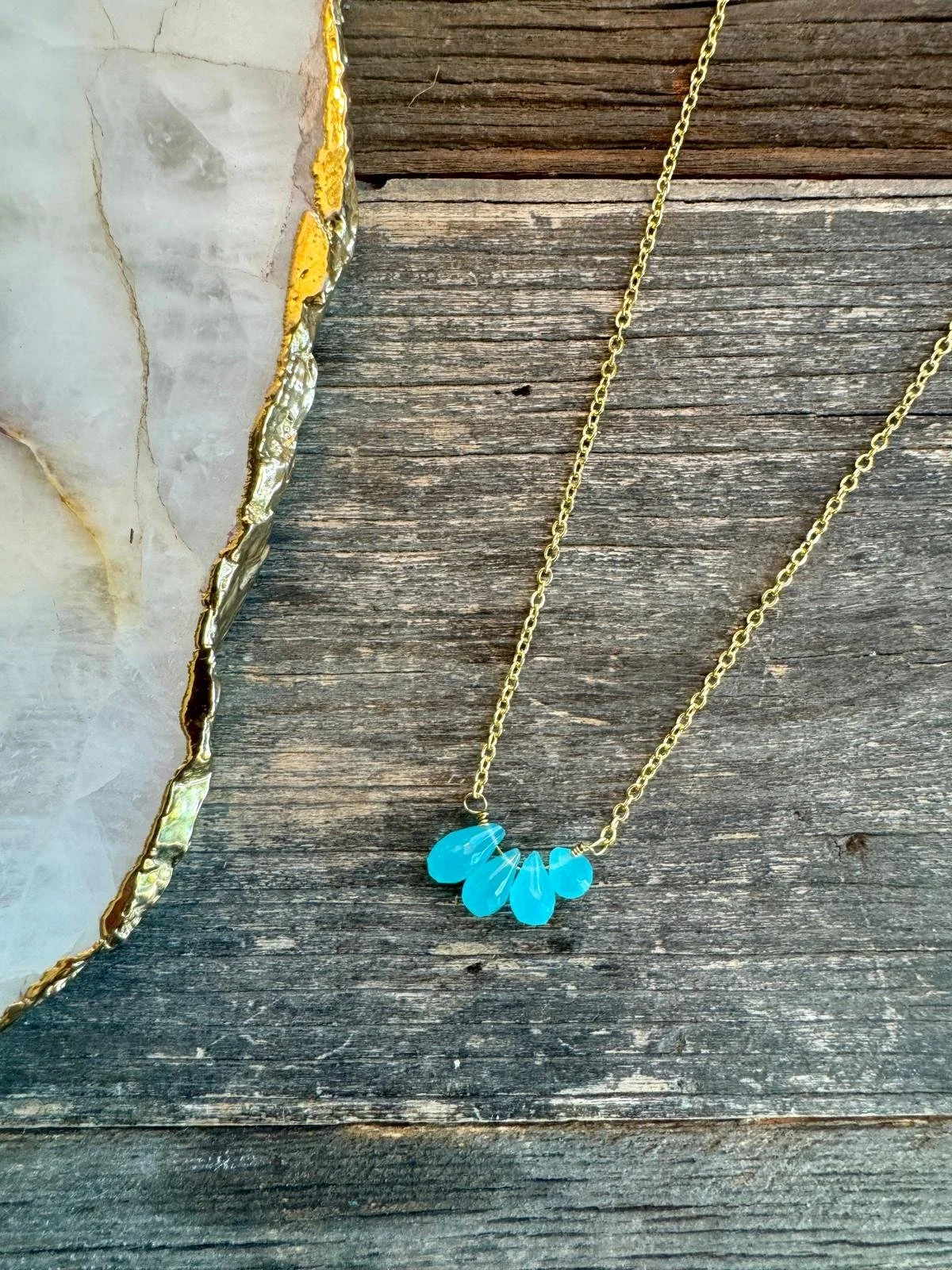Turquoise Butterfly Pendant Necklace
