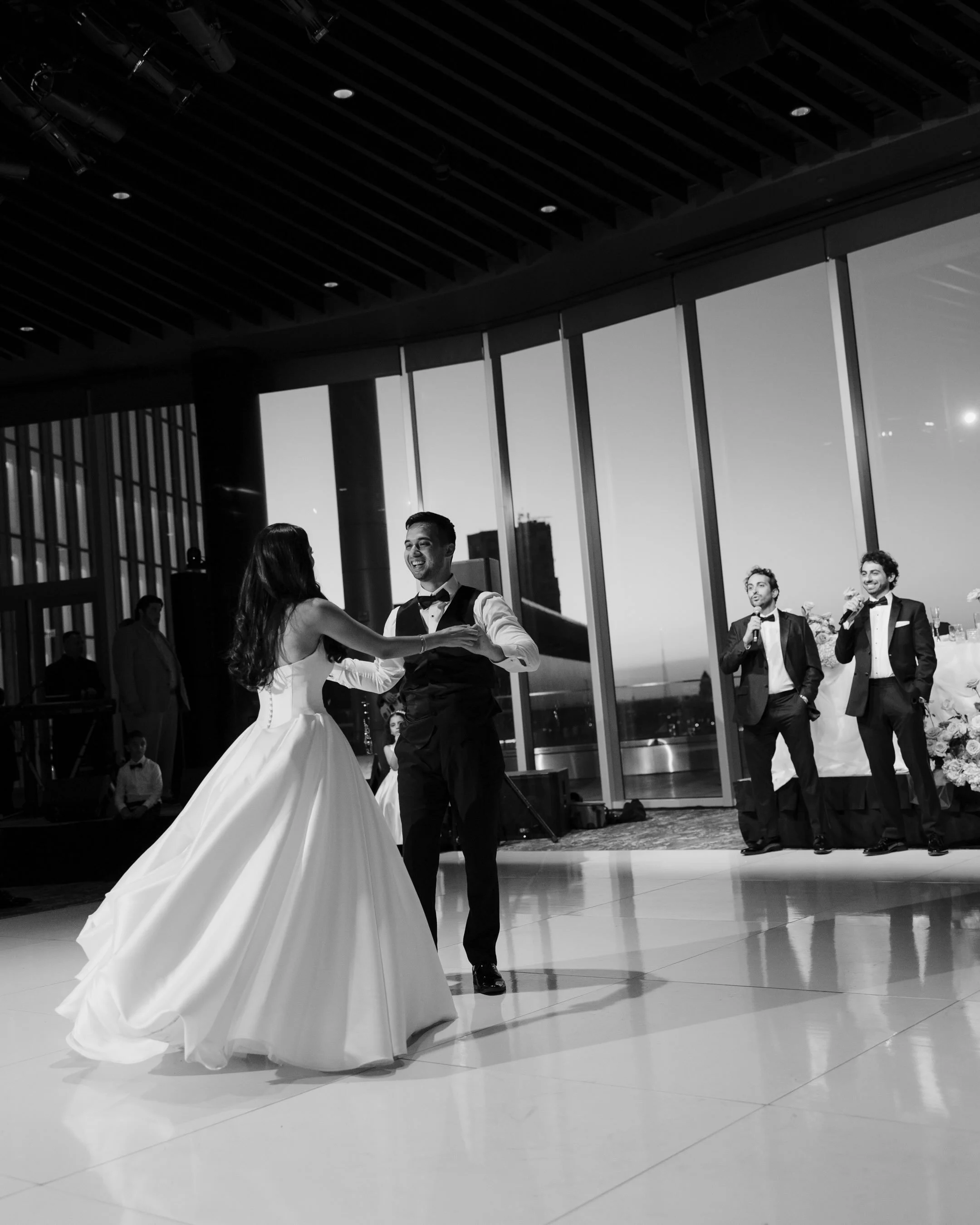 Lucine &amp; Paz&eacute; 🤍

What a beautiful day celebrating these two at Elevate, with the most gorgeous view of Detroit.

During the reception, Lucine took the mic to give the sweetest tribute to her mother. The way she spoke about her and express
